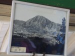 野上駅の写真・・・採掘痕の無い武甲山（昭和34年）の写真