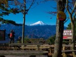城山山頂から眺める富士山