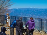 武甲山頂の展望台・・・今日は最高の視界でした