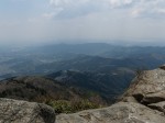山頂の岩場から関東平野を一望＠女体山