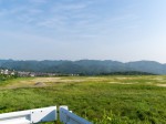 日和田山（右）から関八州見晴台の稜線＠街の南側、、造成地区