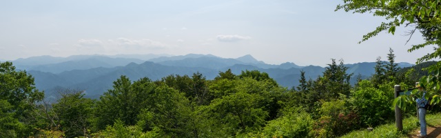 奥武蔵や奥多摩の山々＠関八州見晴台