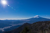 三ッ峠山荘からの富士山