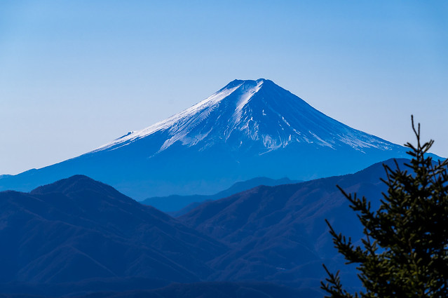 富士山のクローズアップ＠避難小屋
