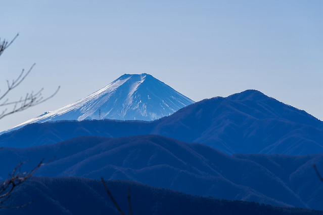 本日最後の富士山