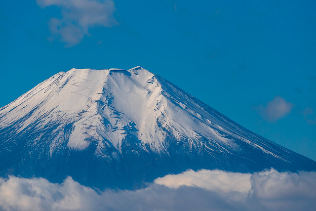 富士山をズーム