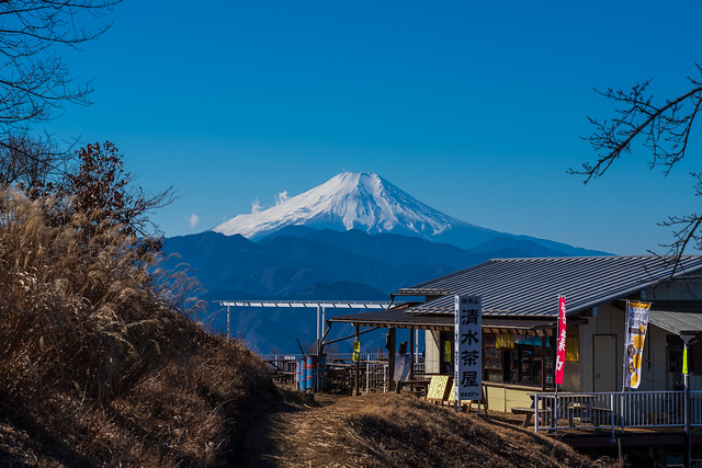 いつもの場所から富士山