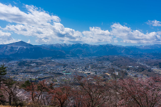 武甲山と奥秩父の山々＠展望台