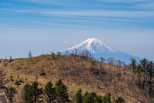 親不知ノ頭と富士山