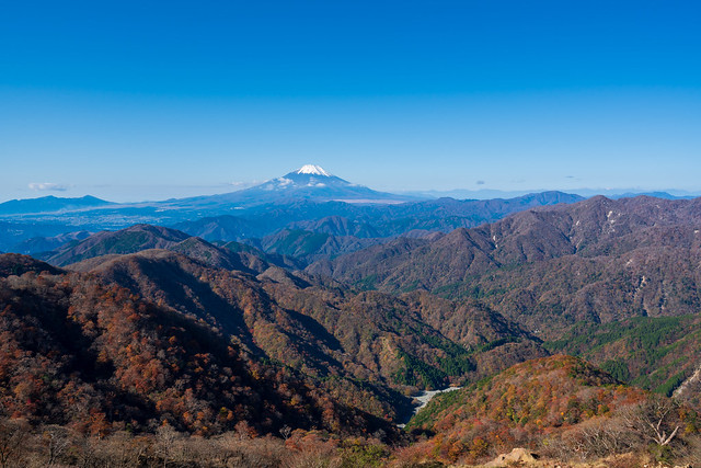 丹沢の山々と富士山＠塔ノ岳
