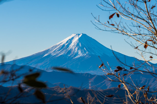 富士山のお出まし＠唐松尾根
