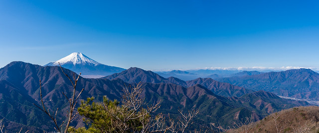 富士山～三ッ峠山＠赤岩
