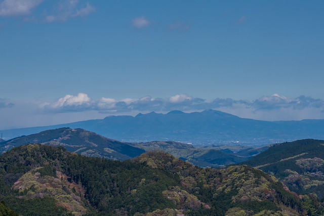 弓立山・大高取山と背後に赤城山＠スカリ山