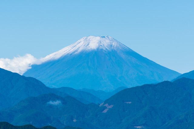 初冠雪の富士山＠高尾山