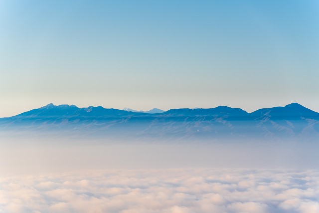 雲海と八ヶ岳連峰＠高峯山