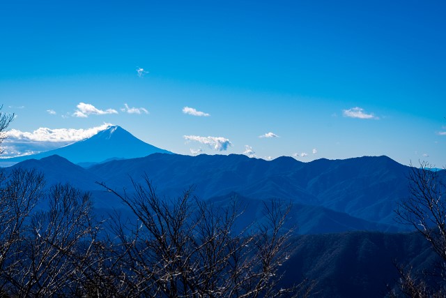 富士山と大菩薩連嶺＠雲取山