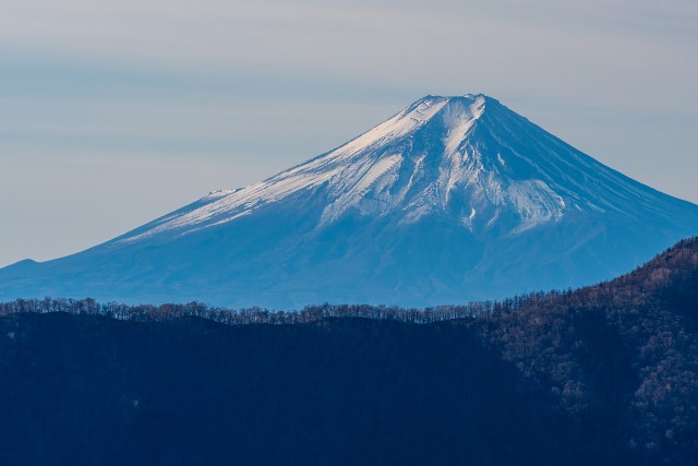 三ツドッケにて富士山を仰ぐ