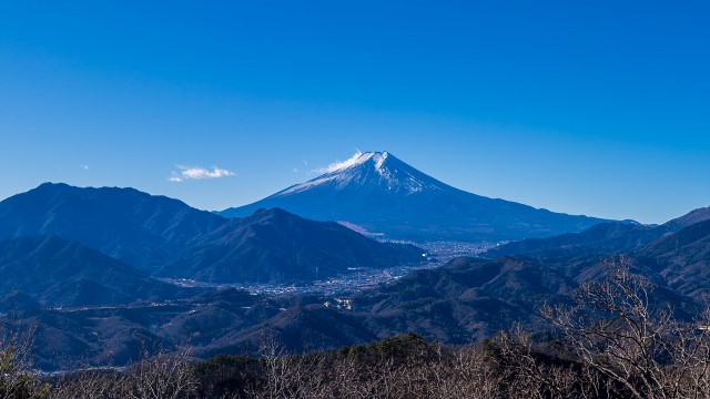 富士山を展望＠高川山
