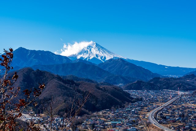 富士山＠池の山コース下山途中