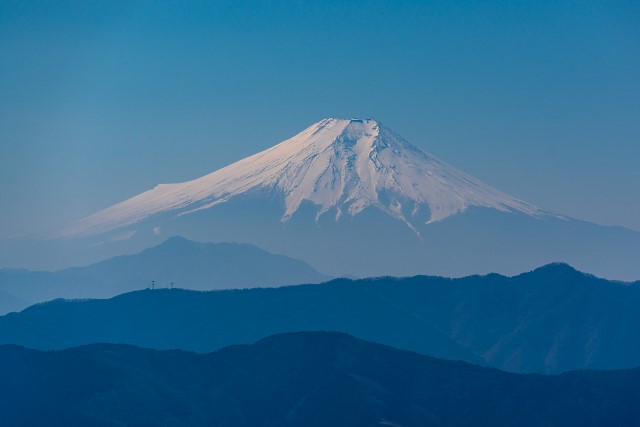 富士山を仰ぐ＠大岳山