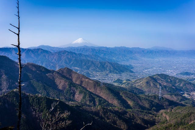鈴庫山からの富士山展望