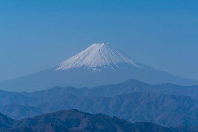 富士山を仰ぐ＠ハンゼノ頭