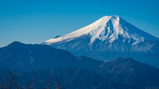 鹿留山・倉見山・富士山＠百蔵山