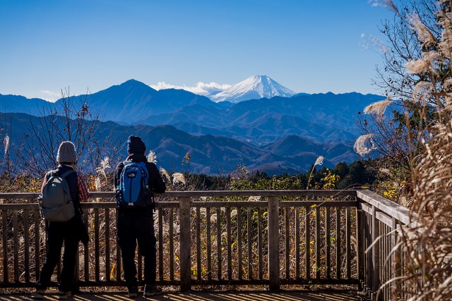 富士山を眺める＠一丁平