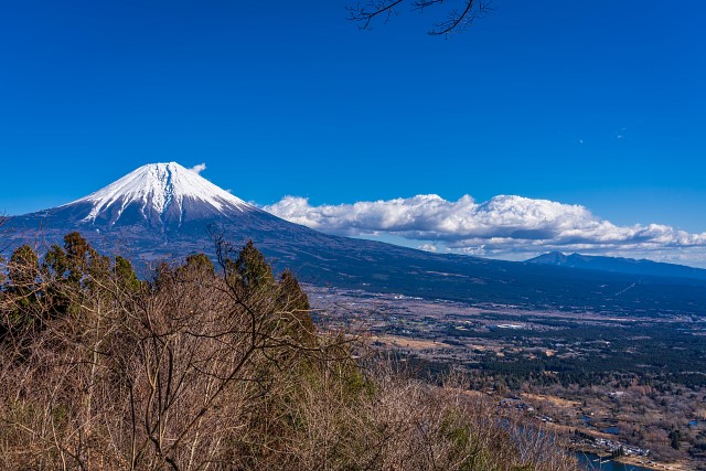 富士山と愛鷹山＠休暇村分岐点