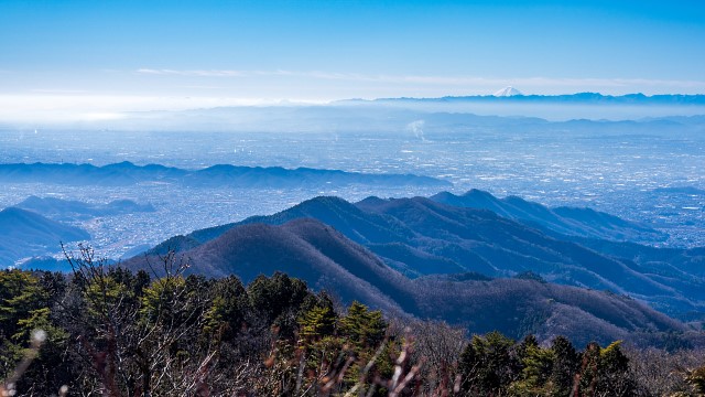 歩いて来た山々と富士山＠鳴神山