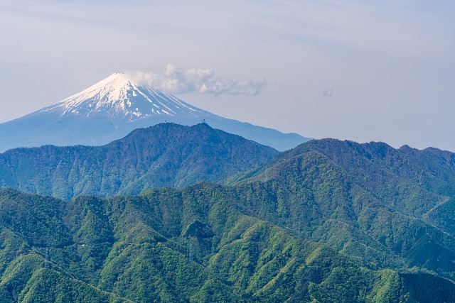 富士山・三ッ峠山・本社ヶ丸＠滝子山