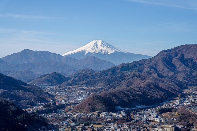 富士山の展望＠岩殿山・南物見台
