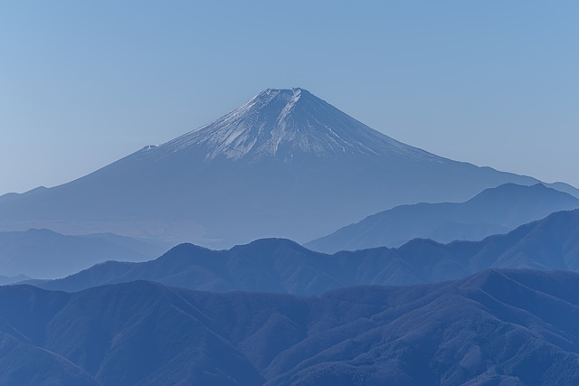 富士山を仰ぐ＠鷹ノ巣山