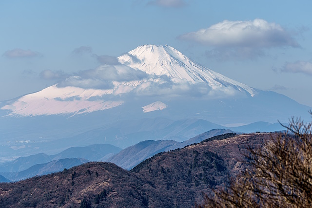 富士山クローズアップ＠大山展望ポイント