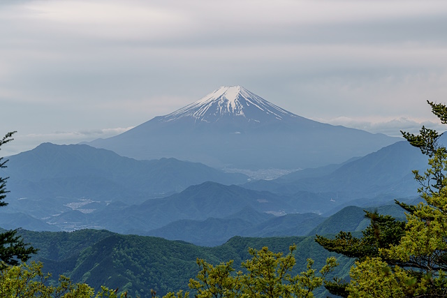 富士山を仰ぐ＠三頭山