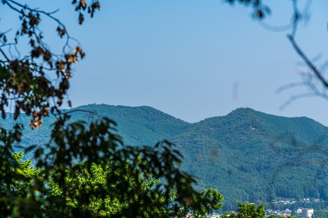 日和田山（右）と高指山（左）＠多峯主山